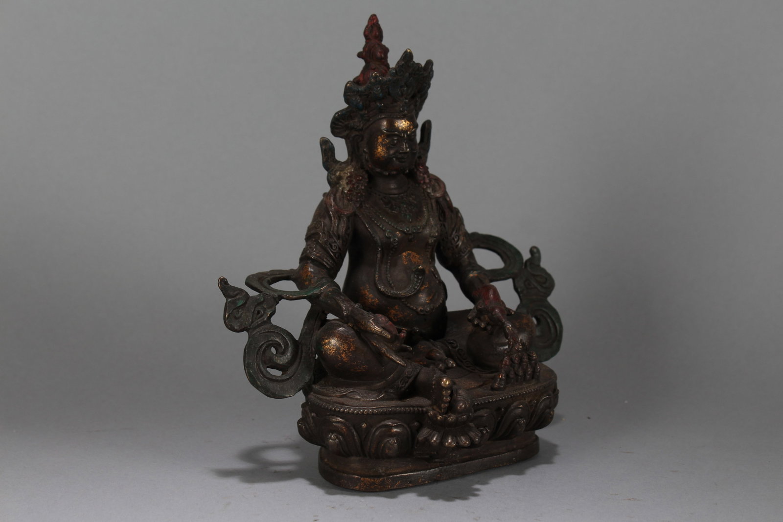 A Chinese Religious Fortune Buddha Statue - 2