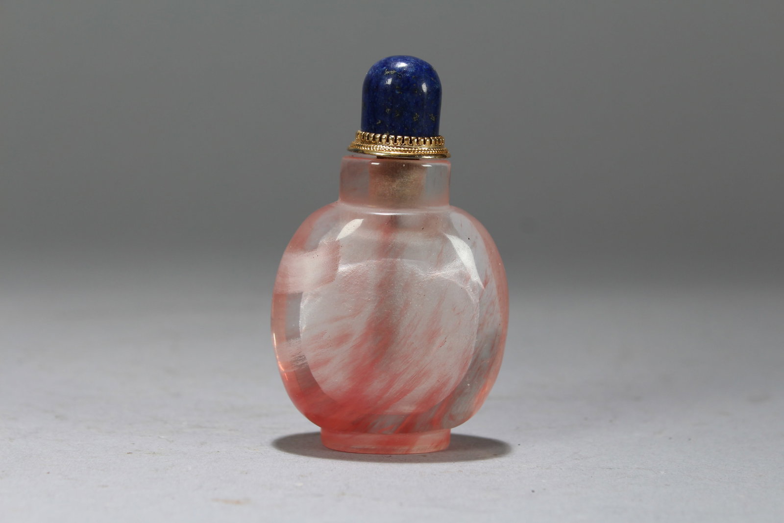 A Chinese Vividly-detailed Crystal Delicate Snuff Bottle: A Chinese Vividly-detailed Crystal Delicate Snuff Bottle. Height: 3 (inch). Width: 1.75 (inch).