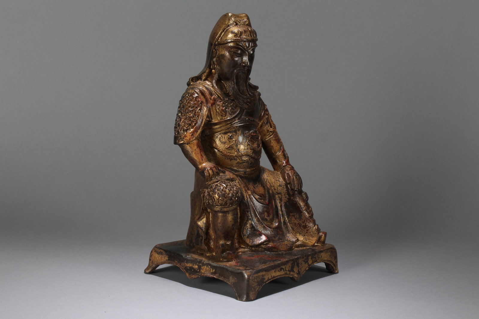 A Chinese Religious Fortune Buddha Statue - 2