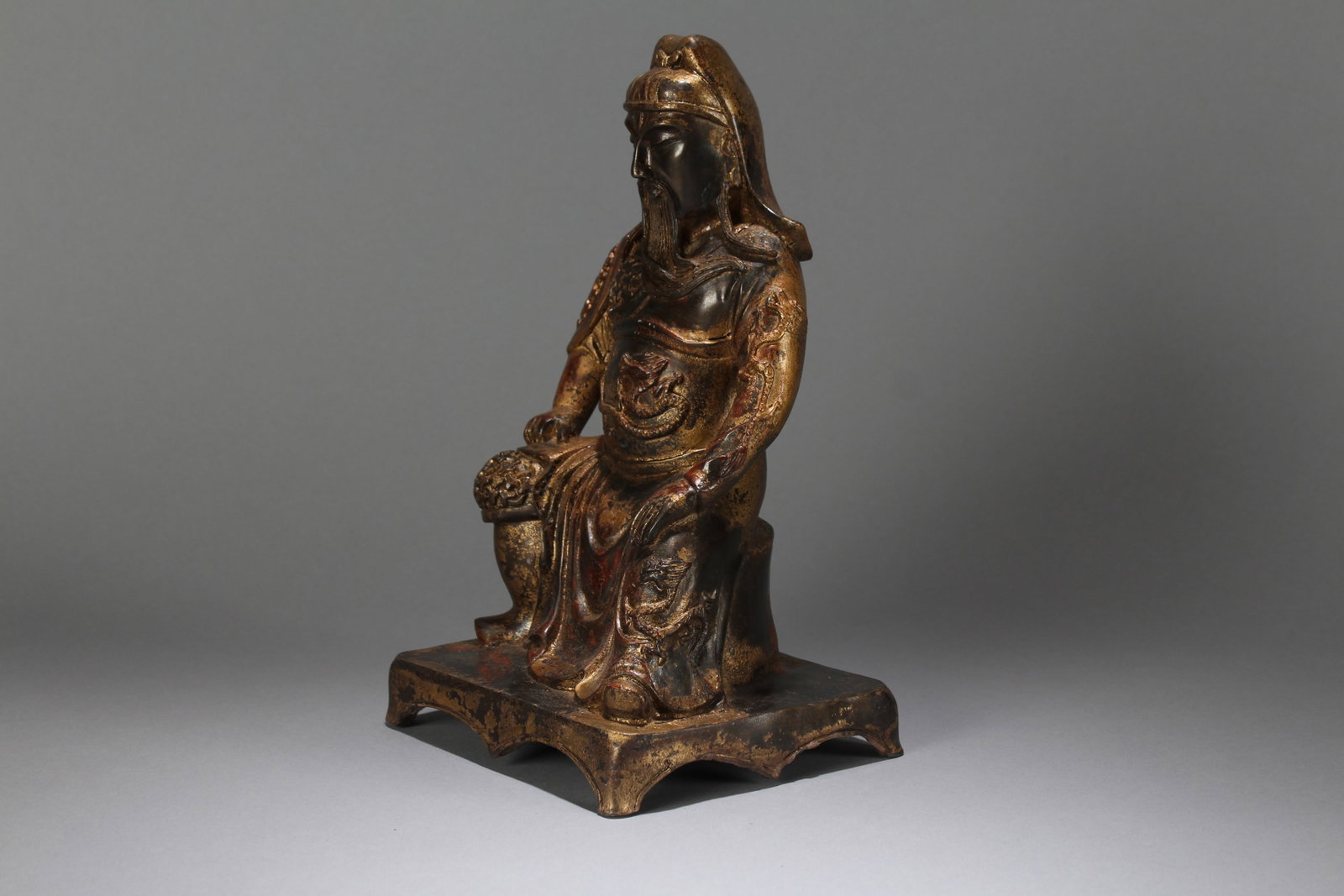A Chinese Religious Fortune Buddha Statue - 4