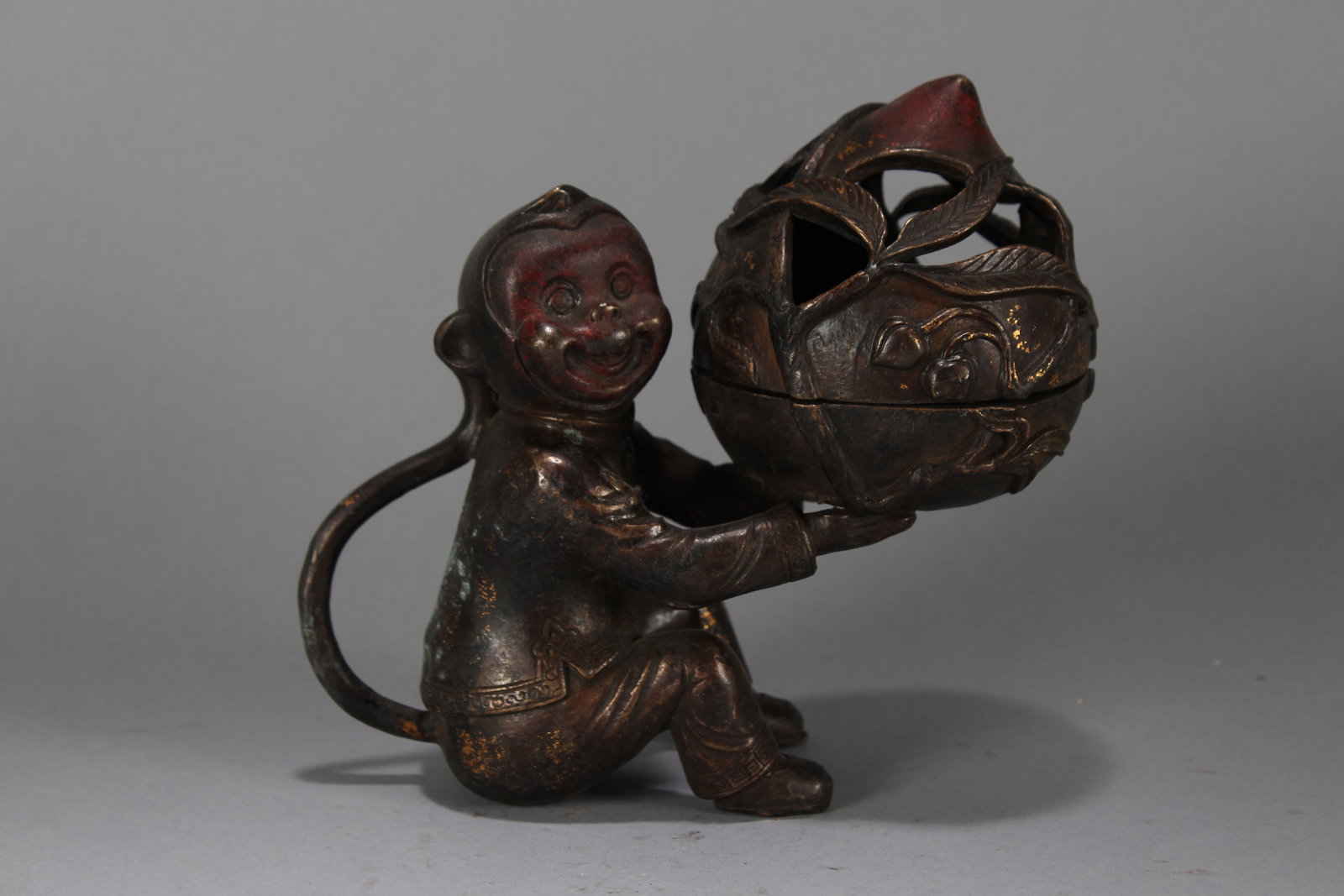 A Chinese Religious Money-portrait Fortune Statue: A Chinese Religious Money-portrait Fortune Statue. Height : 6.5 (inch). Width : 6.5 (inch). Length : 2.5 (inch).