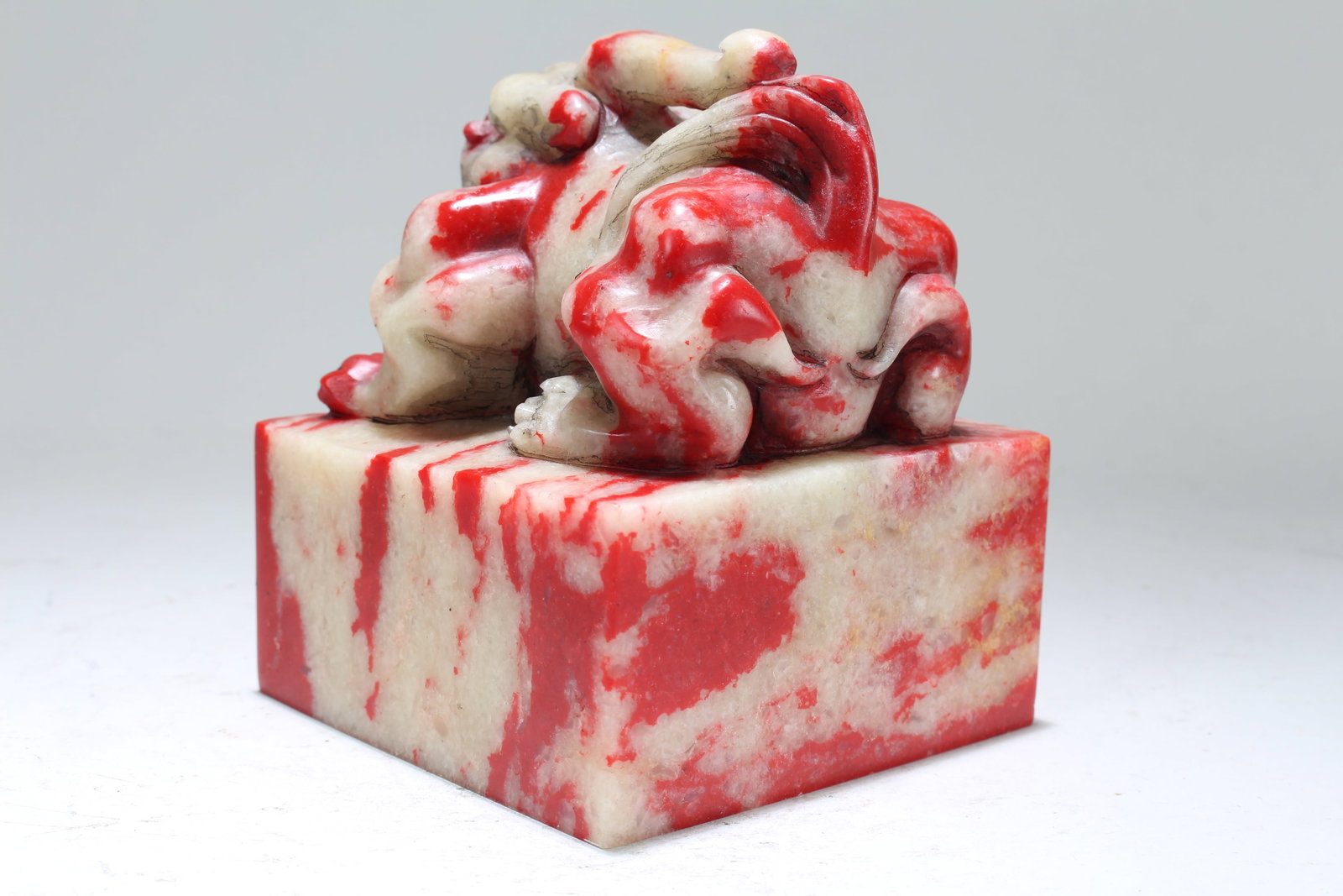 Chinese Myth-beast Square-based Fortune Seal - 4