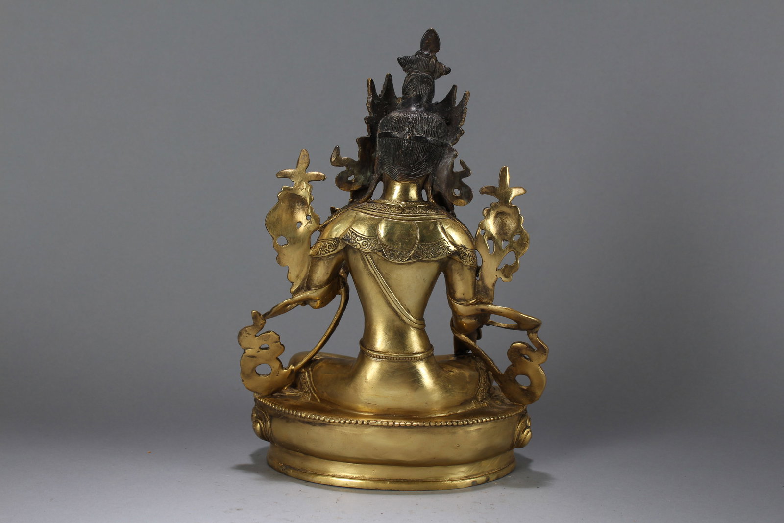 A Chinese Religious Fortune Buddha Statue - 4