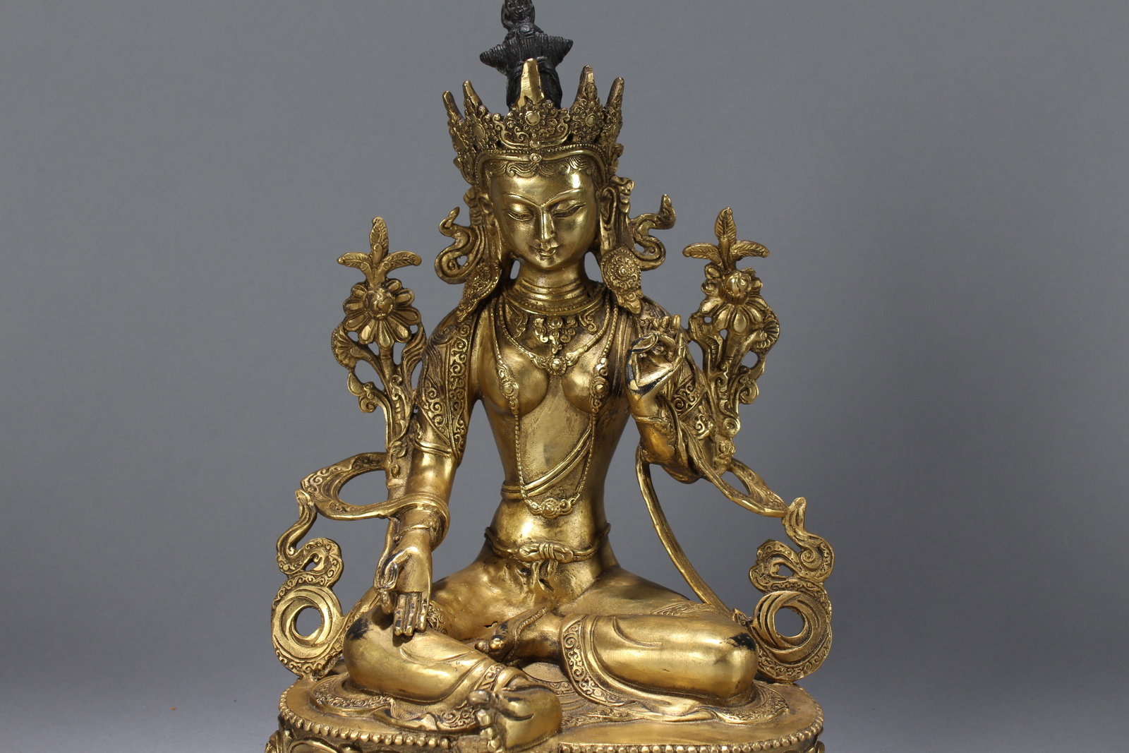 A Chinese Religious Fortune Buddha Statue - 7