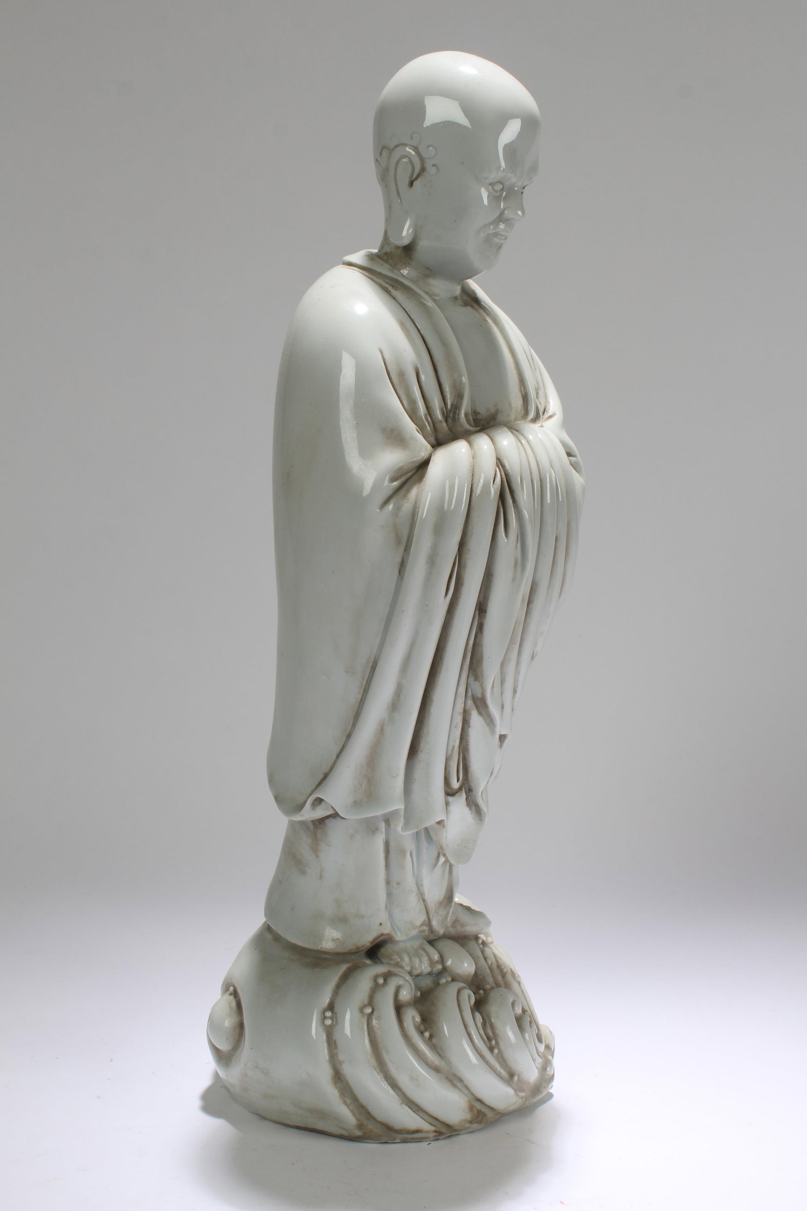 A Chinese White Porcelain Buddha Statue - 2