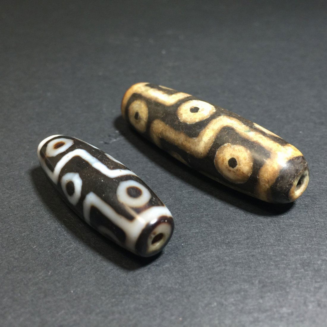 Two Tibetan Beads with Dual-hole (1 of 5)