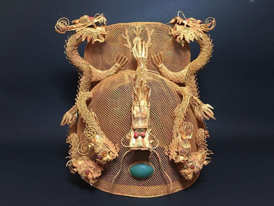 A Gilt Chinese Stage Custom (1 of 6)