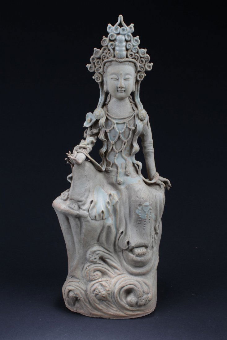 A Chinese White Porcelain Buddha Statue (1 of 5)