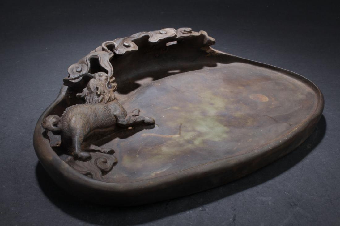 An Estate Chinese Inkstone: An Estate Chinese Inkstone . Length: 9.5 (inch).