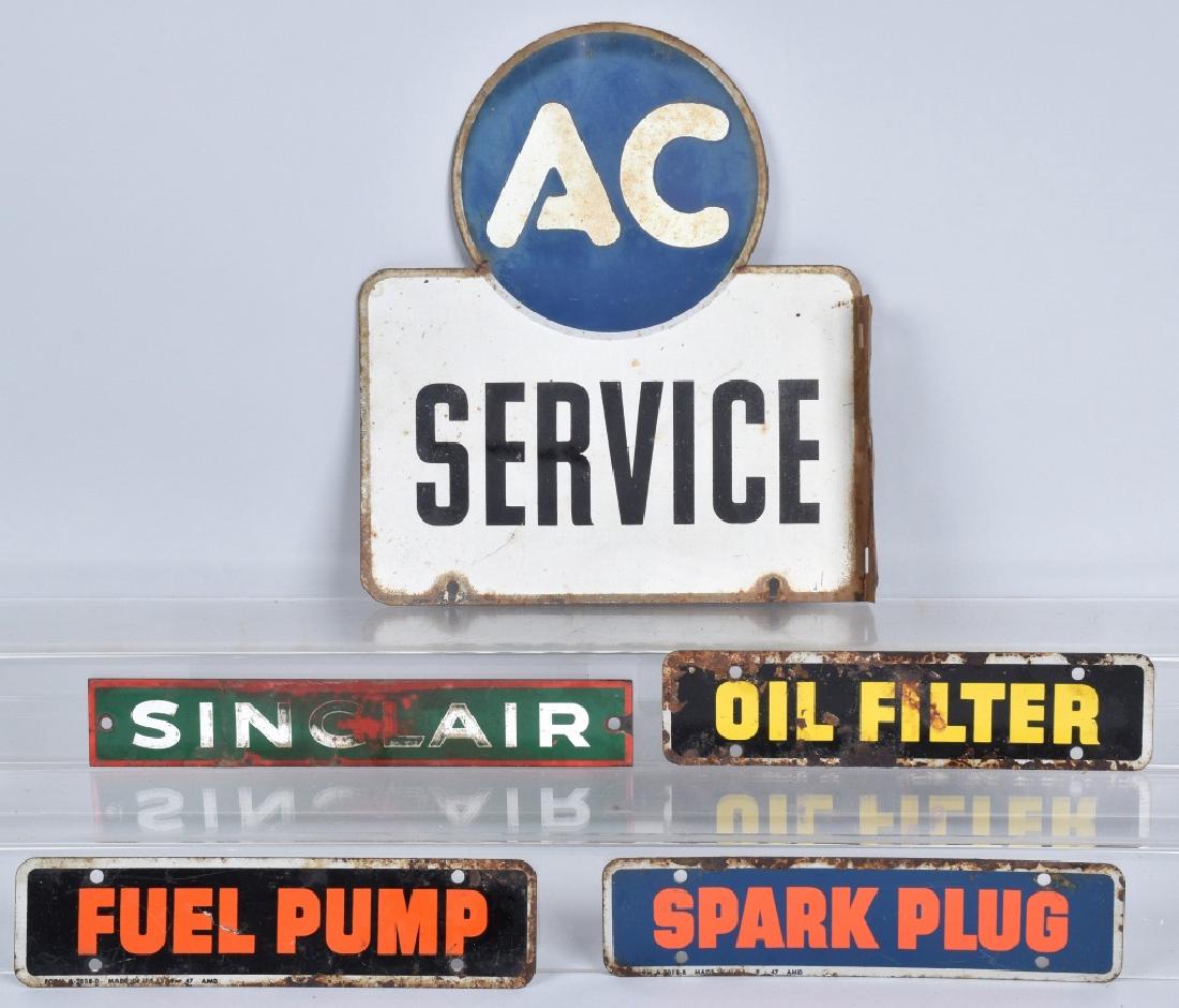 AC SERVICE TIN DS FLANGE SIGN & MORE (1 of 2)