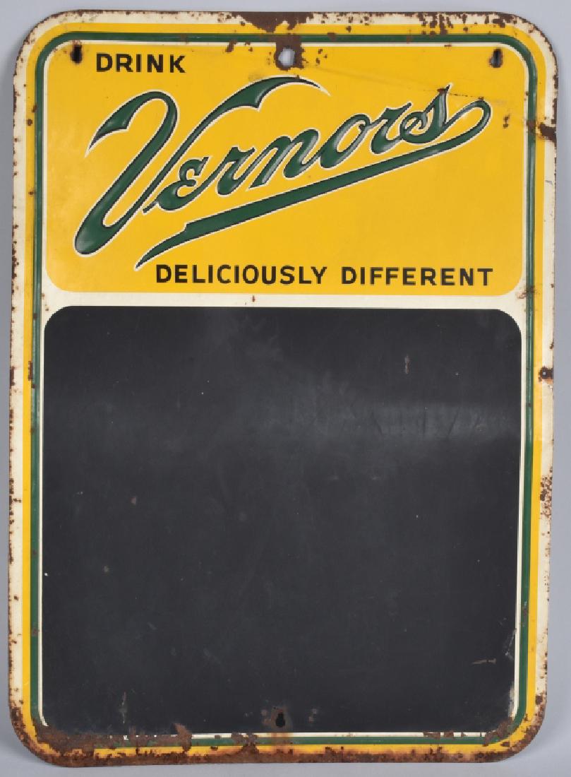 VERNORS TIN CHALKBOARD SIGN (1 of 3)