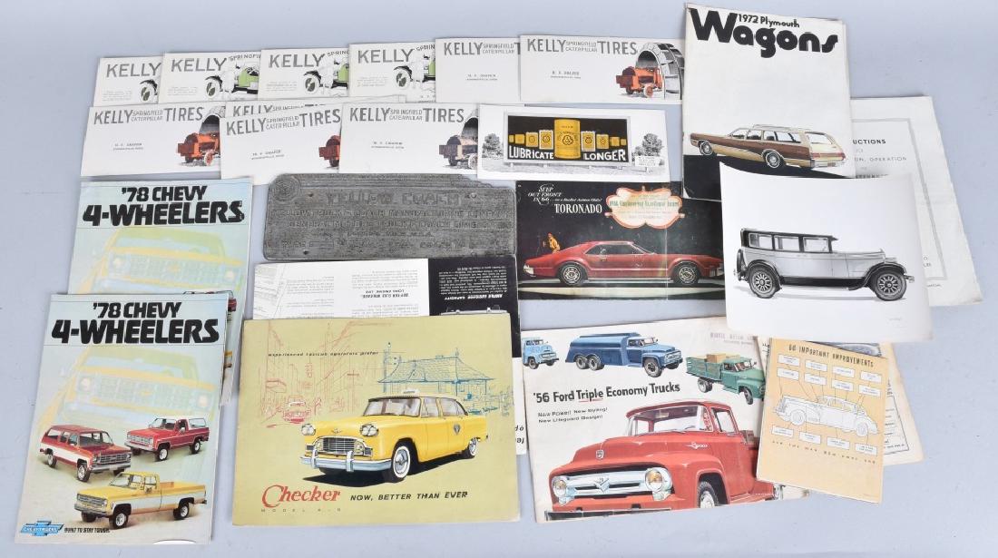 Lot of AUTOMOTIVE RELATED ITEMS (1 of 5)