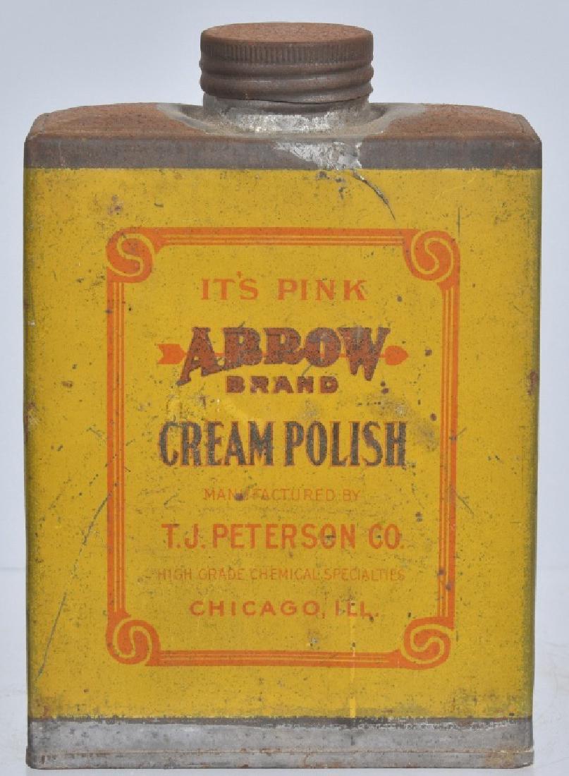 Early ARROW AUTOMOBOLE CRAM POLISH TIN (1 of 4)