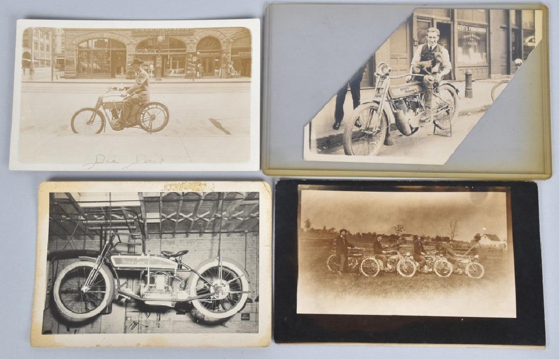 5- EARLY MOTORCYCLE POSTCARDS (1 of 5)