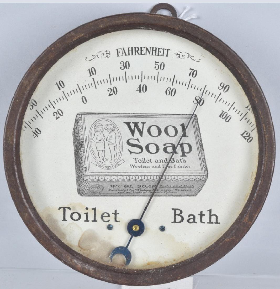 WOOD SOAP ADVERTISING THERMOMETER (1 of 3)