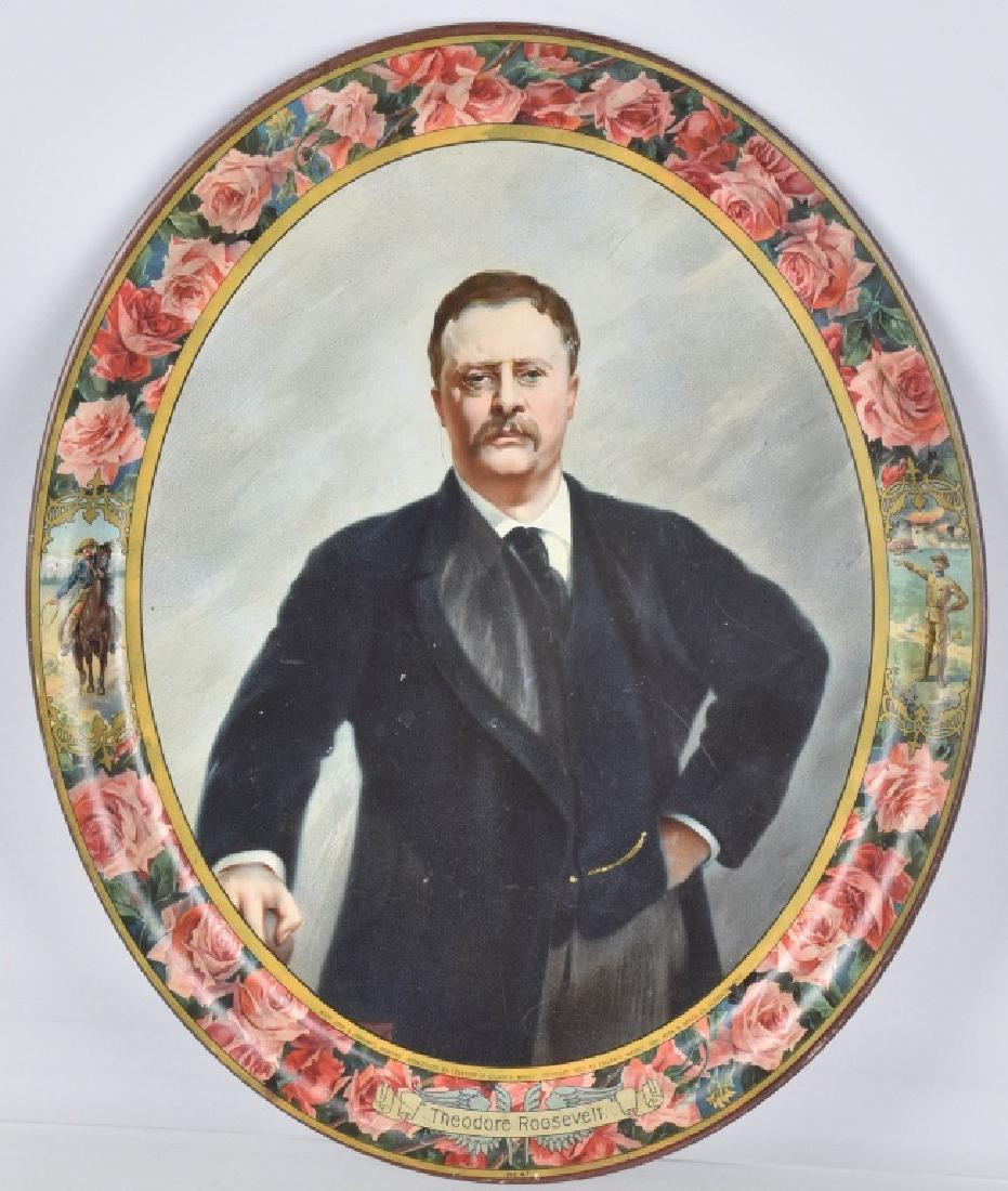 1903 COLLIER'S WEEKLY THEODORE ROOSEVELT TRAY (1 of 6)