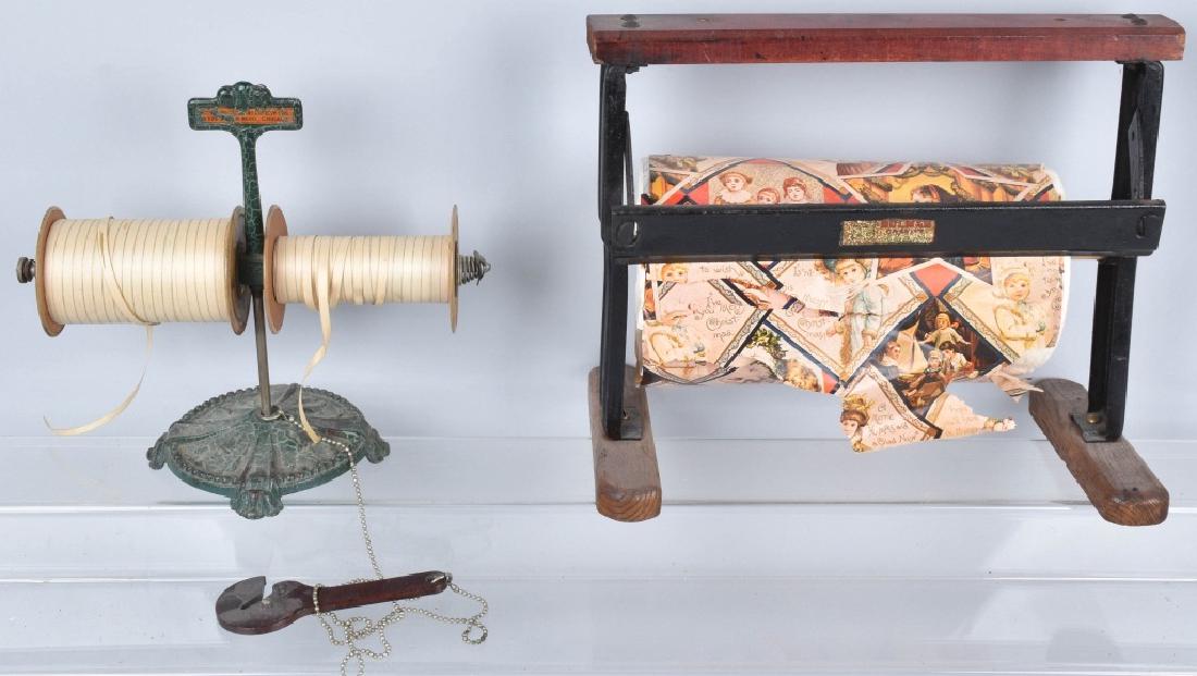 COUNTRY STORE PAPER CUTTER & RIBBON DISPENSER (1 of 5)