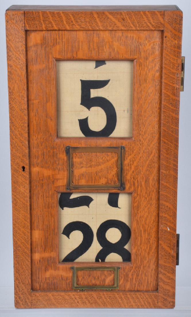 LARGE OAK PERPETUAL COUNTRY STORE CALENDAR (1 of 4)