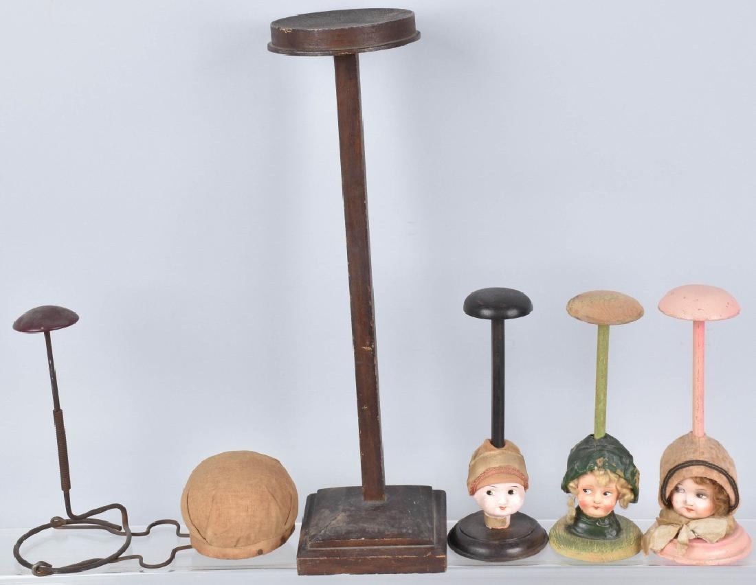 VANITY HAT STANDS, DOLL HEAD and MORE (1 of 4)