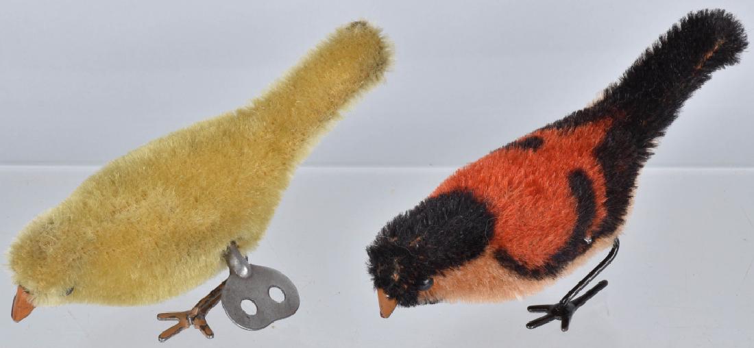 2-SCHUCO GERMANY WINDUP MOHAIR BIRDS (1 of 3)