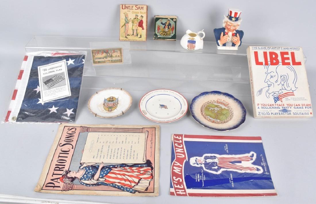 LARGE LOT of VINTAGE UNCLE SAM ITEMS and MORE (1 of 6)