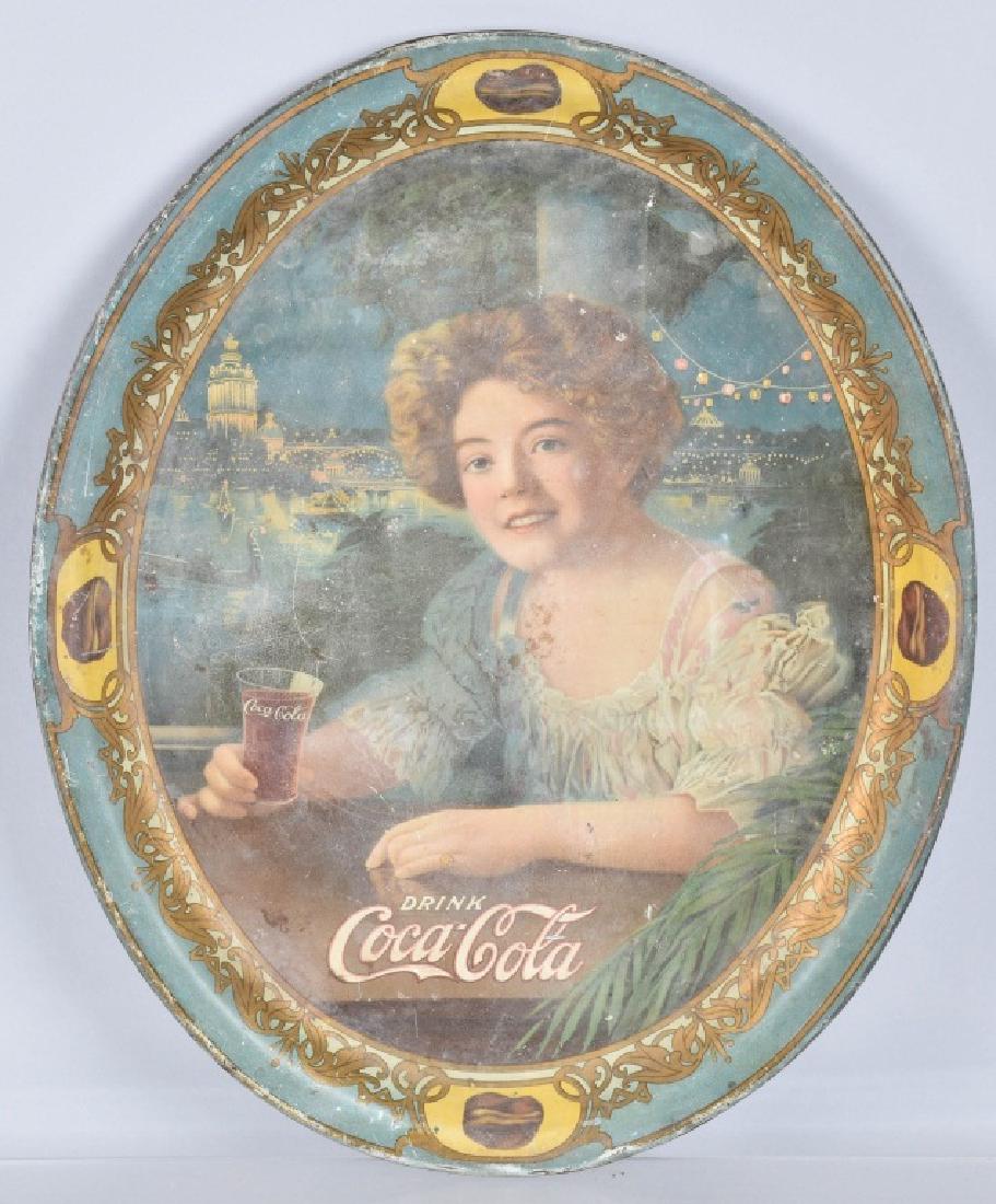 1909 COCA COLA OVAL SERVING TRAY (1 of 4)