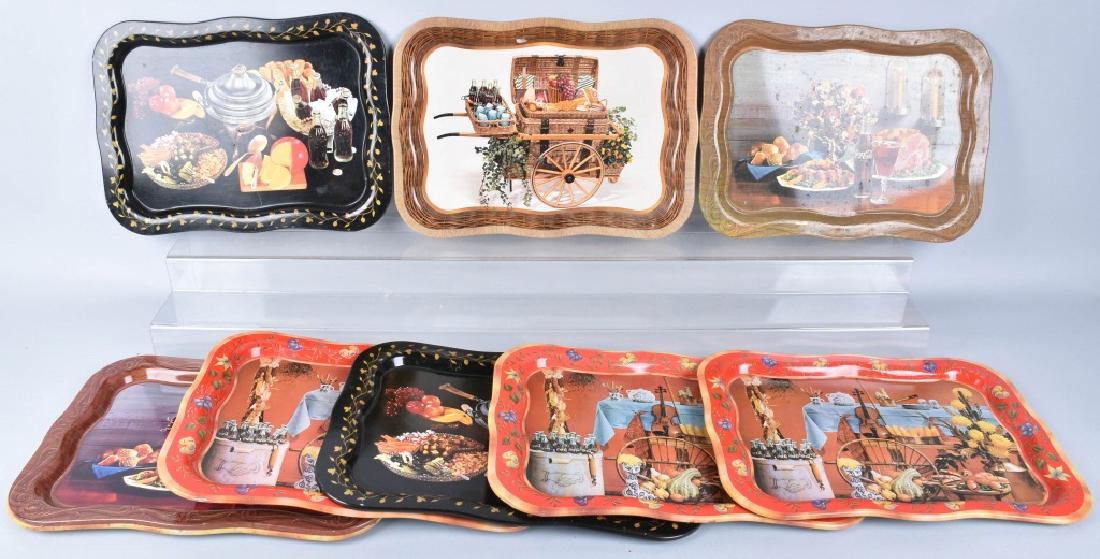 9-COCA COLA TV TRAYS, VINTAGE (1 of 5)