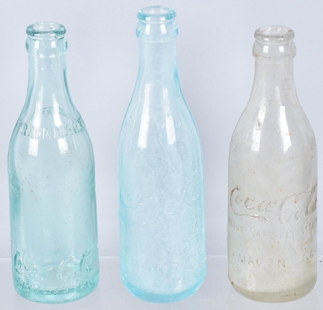 3-EARLY AQUA COCA COLA BOTTLES (1 of 6)