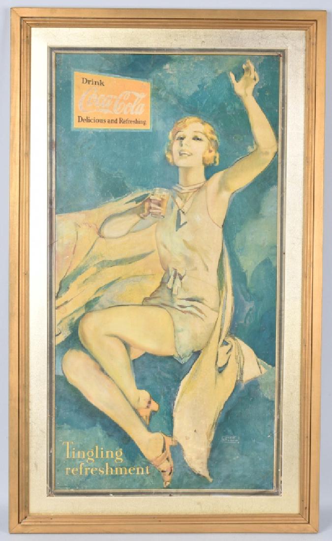 1931 LARGE COCA COLA ADVERTSING SIGN (1 of 5)