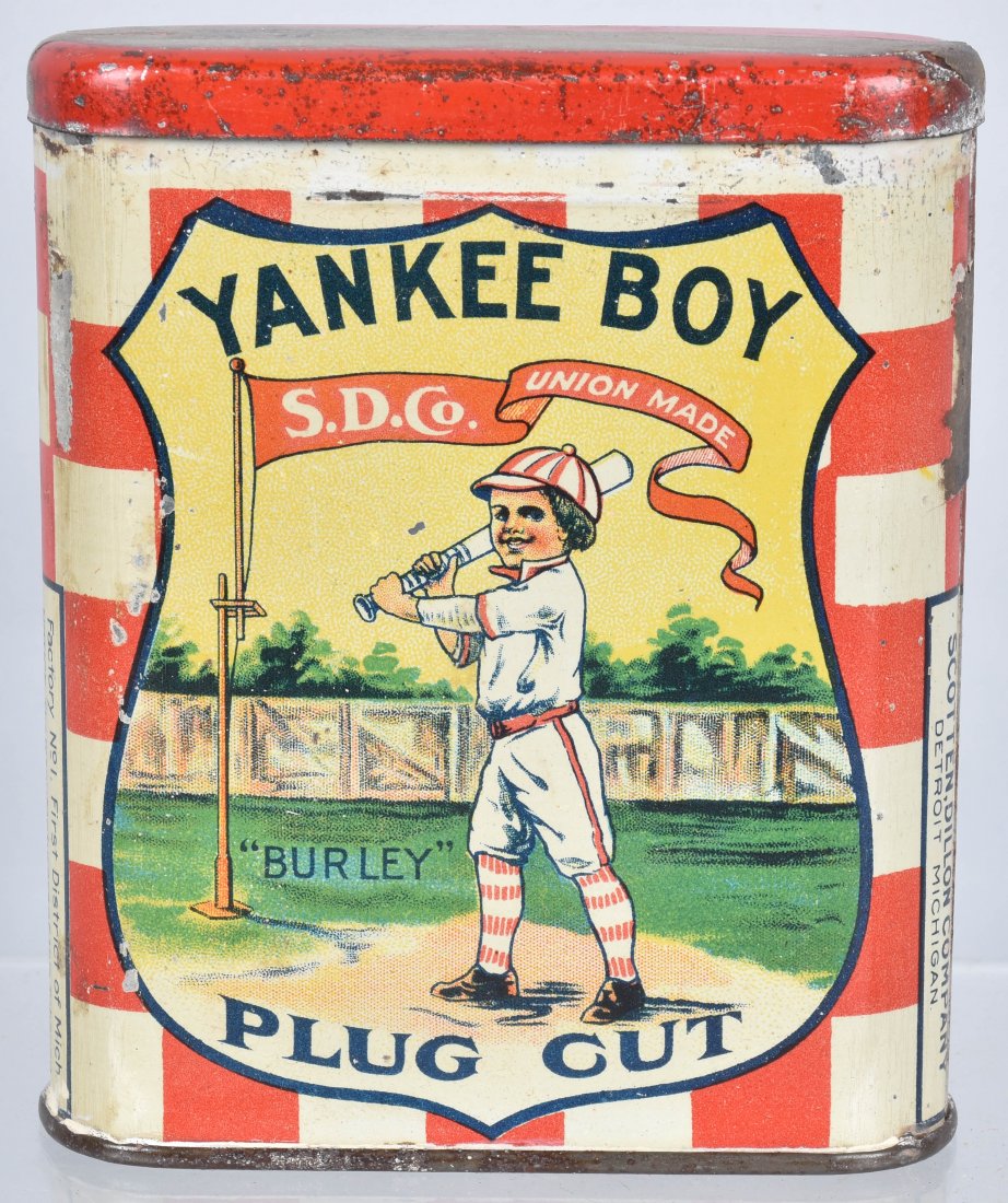YANKEE BOY POCKET TOBACCO TIN (1 of 5)