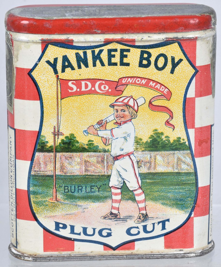 YANKEE BOY POCKET TOBACCO TIN (1 of 3)