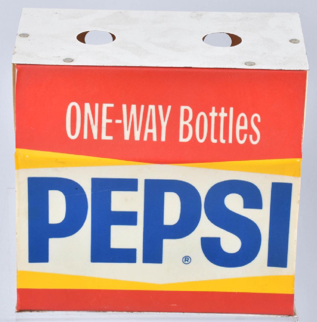 PEPSI ONE-WAY BOTTLES 6-PACK LIGHT, VINTAGE (1 of 4)
