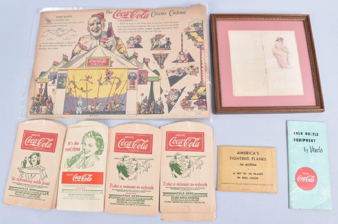 VINTAGE COCA COLA ADVERTISING LOT (1 of 9)
