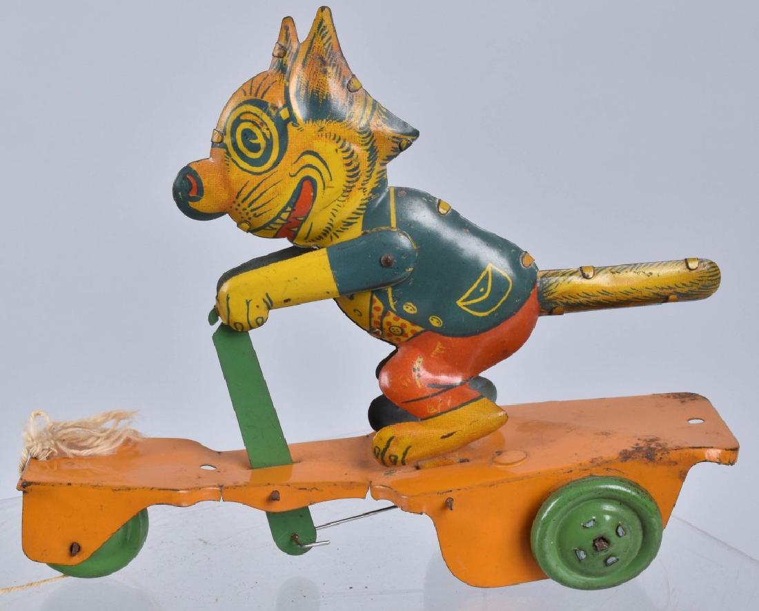 CHEIN TIN KRAZY KAT SCOOTER PULL TOY (1 of 4)