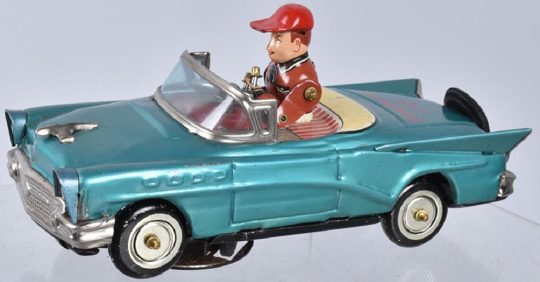 JAPAN Tin Windup BUMP'N GO CAR (1 of 6)
