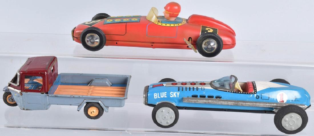 LOT OF 3 TIN CARS (1 of 4)