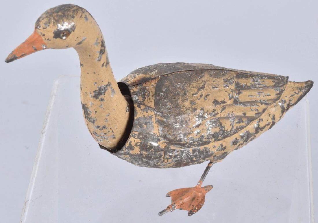 GERMAN HAND PAINTED WINDUP GOOSE (1 of 4)
