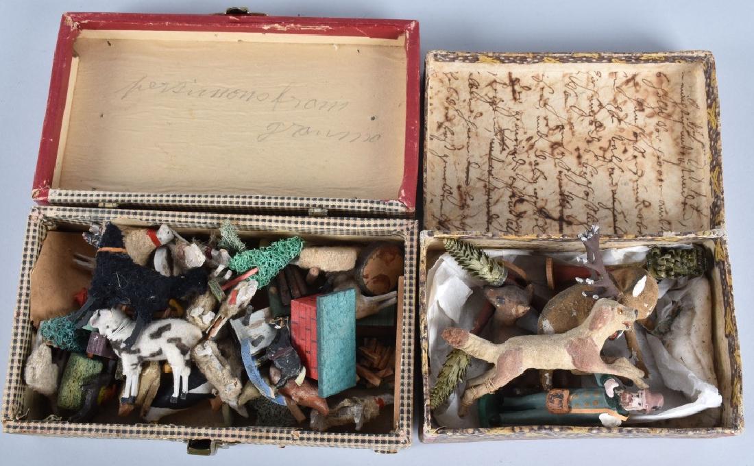 GERMAN STICK LEG ANIMALS & TOY HUNTING SET (1 of 8)