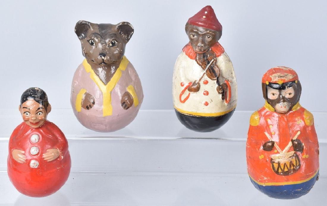 4-HAND PAINTED COMPOSITION ROLLY POLLYS (1 of 5)