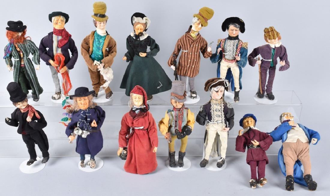 14-COMPOSITION CHAS. DICKENS CHARACTER DOLLS (1 of 9)