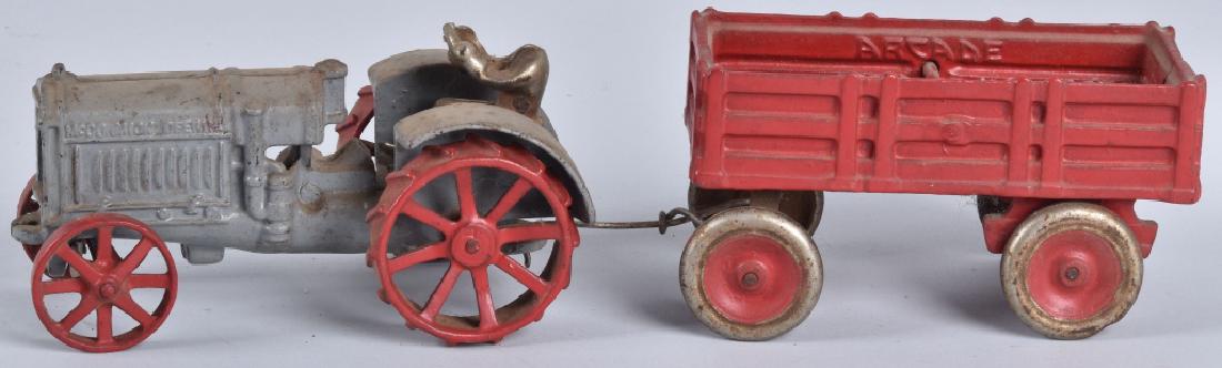 ARCADE MCCORMICK DEERING TRACTOR & WAGON (1 of 5)