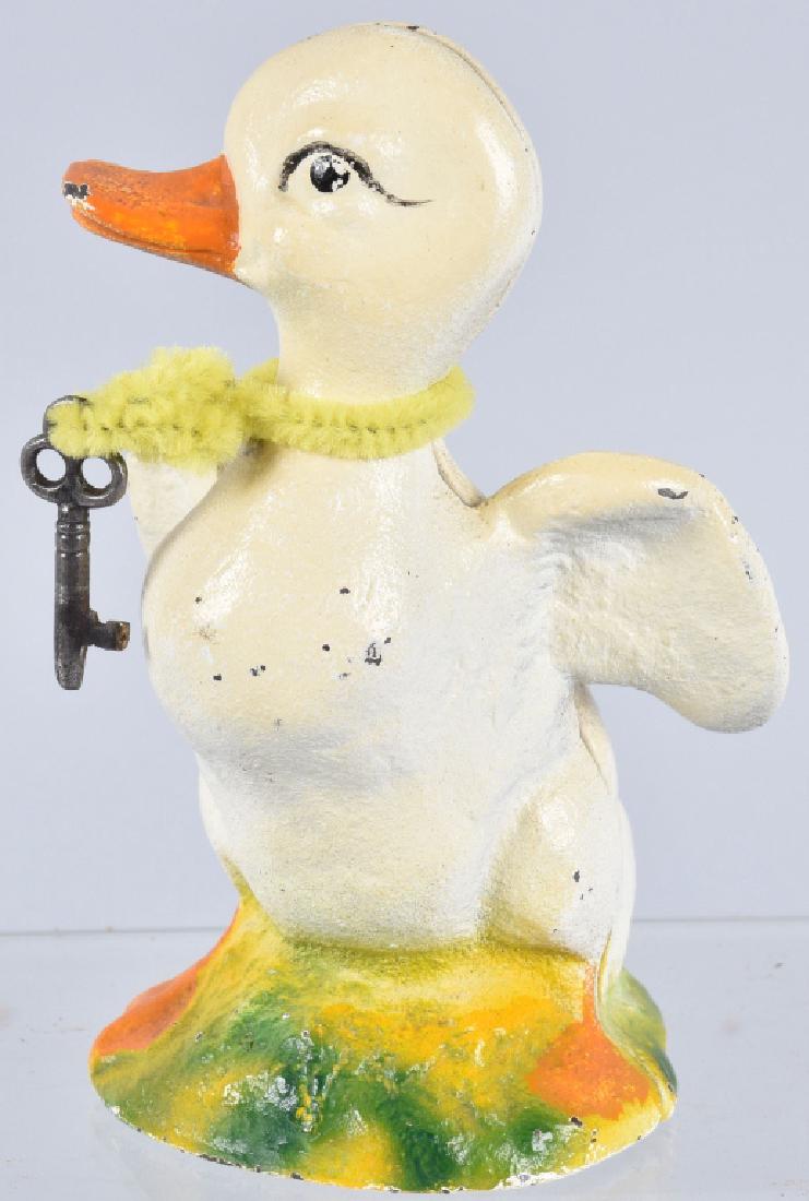 HUBLEY CAST IRON DUCK BANK (1 of 4)