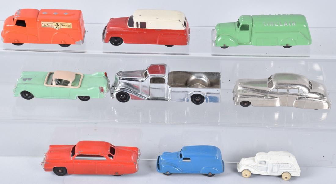 9-VINTAGE DIECAST CARS & TRUCKS (1 of 4)