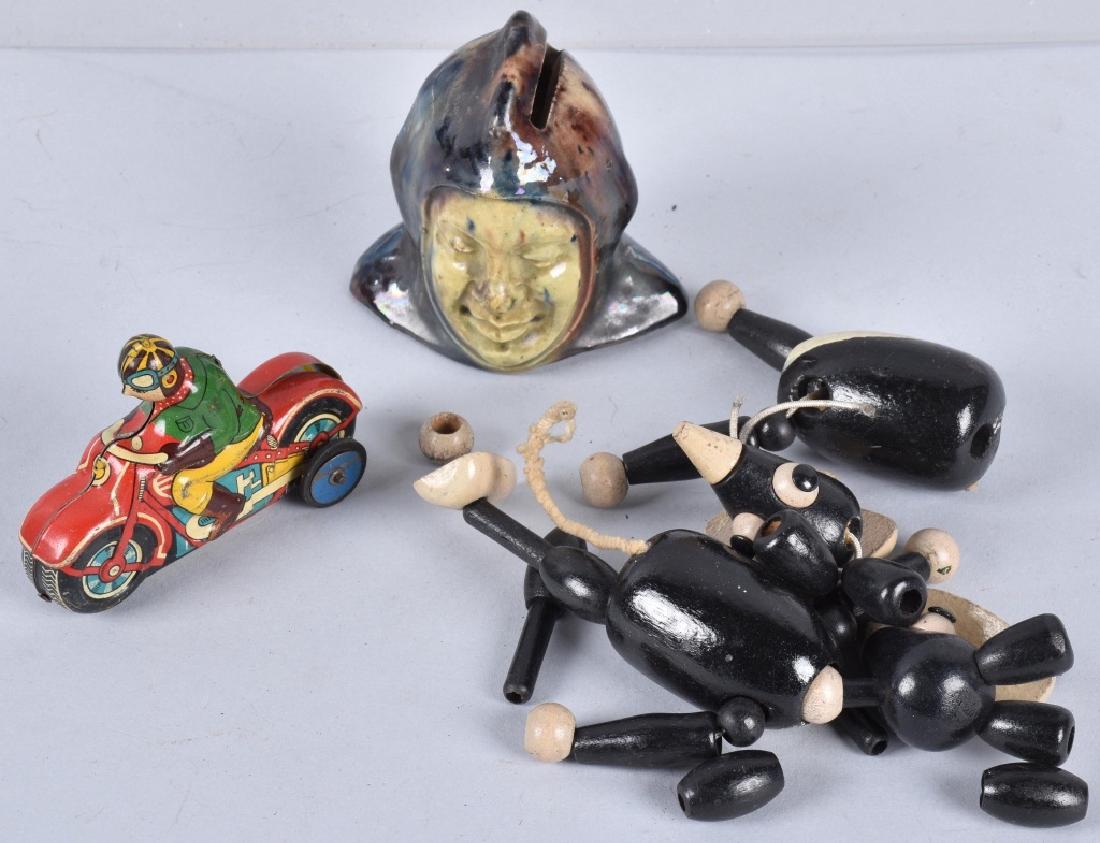 VINTAGE TOY LOT, LINEMAR MOTORCYCLE, BANK & MORE (1 of 5)