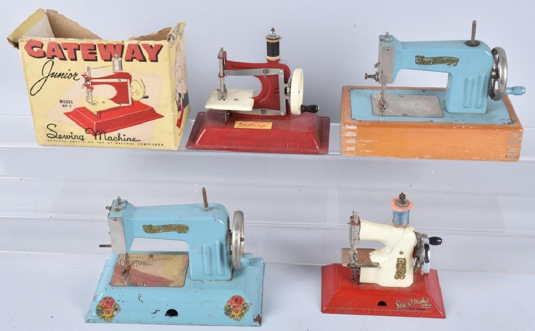 4-TOY SEWING MACHINES, ONE BOXED (1 of 4)