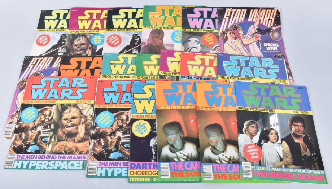 19- STAR WARS OFFICIAL POSTER MONTHLY MAGAZINES (1 of 6)