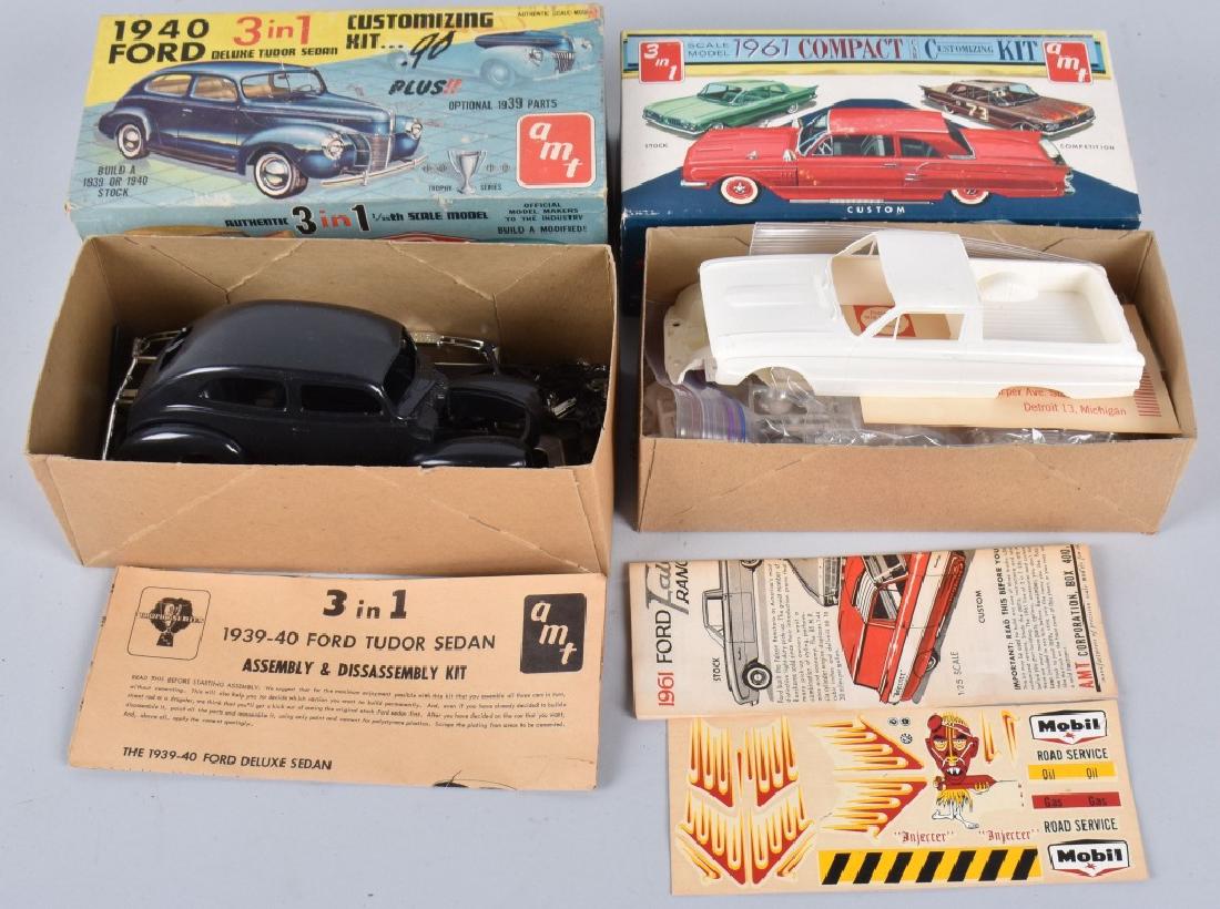 2-VINTAGE AMT 3 in 1 MODEL KITS, 1940, & 1961 (1 of 10)