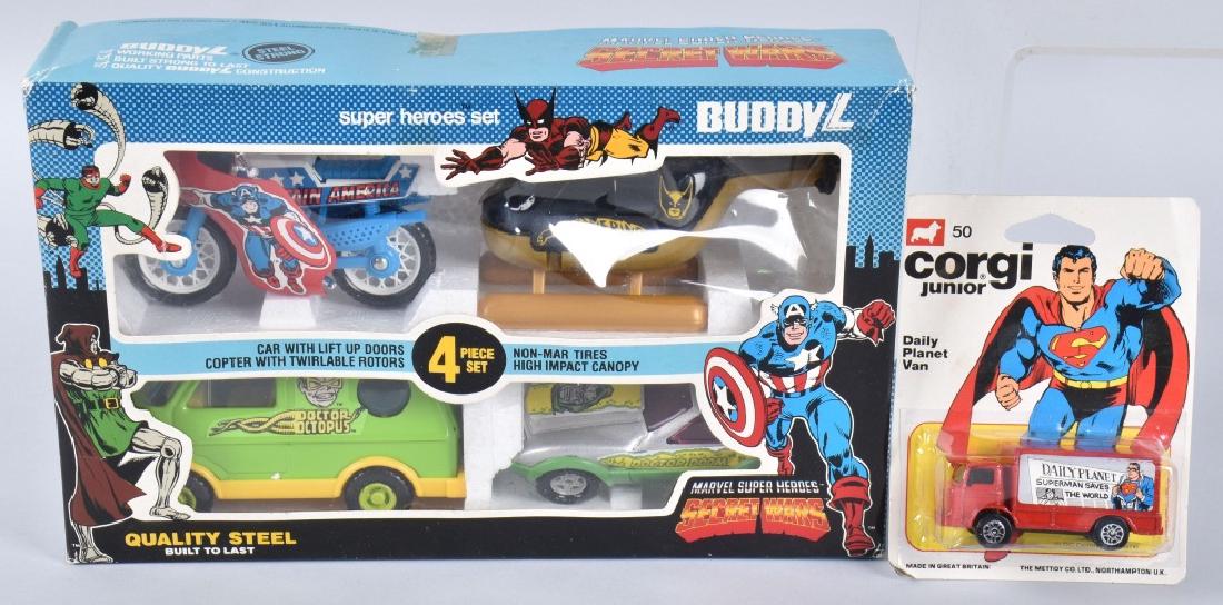 BUDDY L SUPER HERO SET & CORGI SUPERMAN VAN (1 of 4)