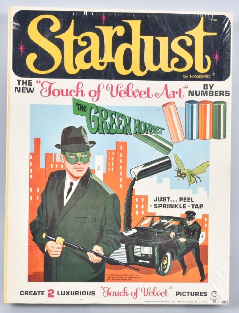 1966 GREEN HORNET VELVET ART BY NUMBER SET MIB (1 of 6)