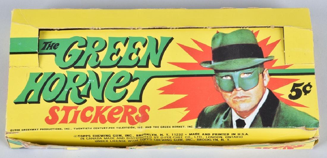 1966 TOPPS GREEN HORNET STICKERS BOX (1 of 4)